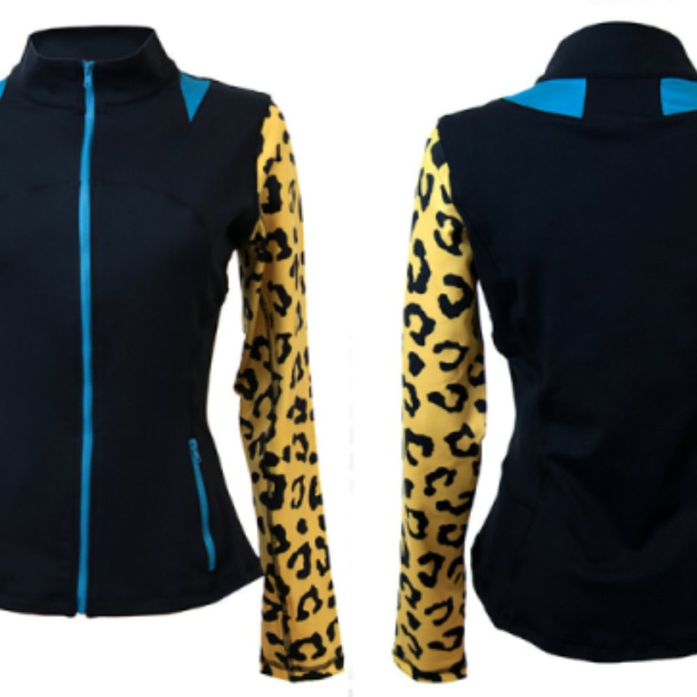 Jacksonville Jaguars Full Zip Athletic Yoga Jacket - Brand New! - 50% Off MSRP - Picture 2 of 3